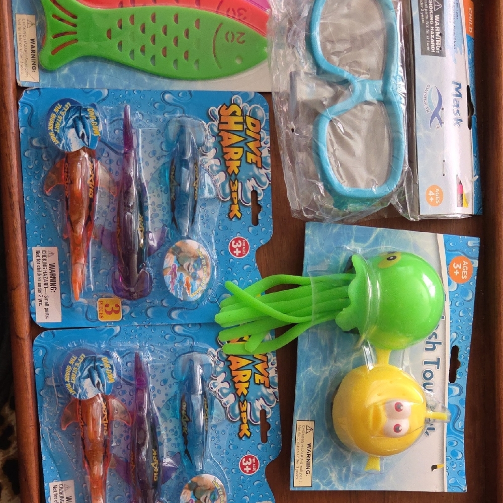 Colorful Pool Toy Set For 3-4 Years #5222